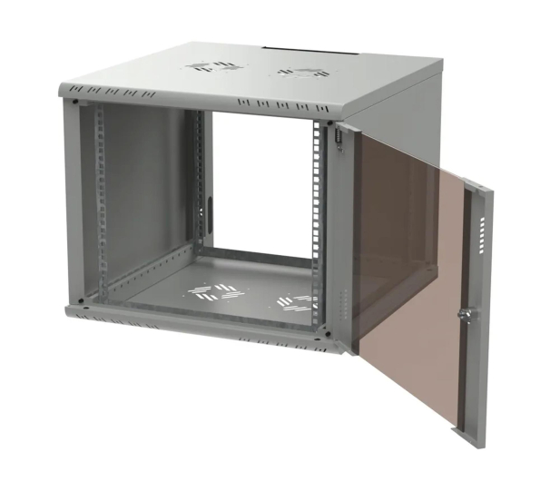 ExtraLink  Wisząca 19" 9U 600x600mm Premium jednosekcyjna (szara) - 1323250 - zdjęcie 4